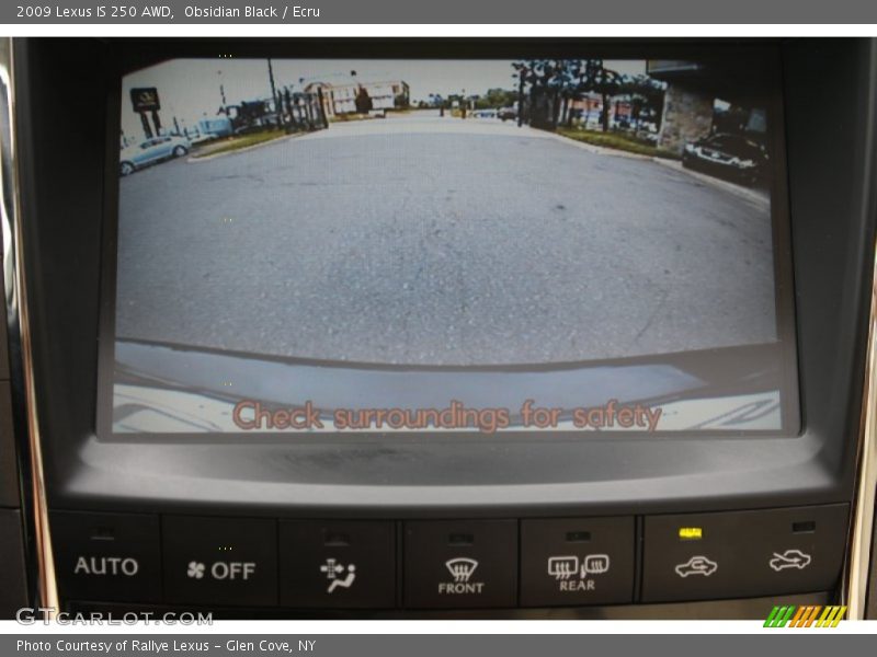 Obsidian Black / Ecru 2009 Lexus IS 250 AWD