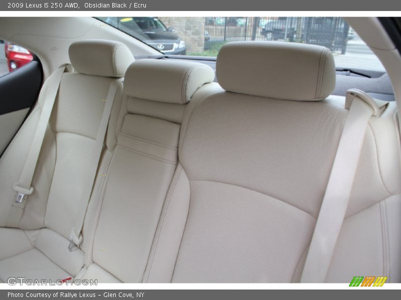 Obsidian Black / Ecru 2009 Lexus IS 250 AWD
