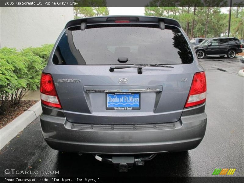 Alpine Gray / Gray 2005 Kia Sorento EX