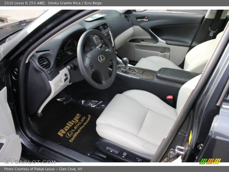 Smoky Granite Mica / Ecru Beige 2010 Lexus IS 250 AWD