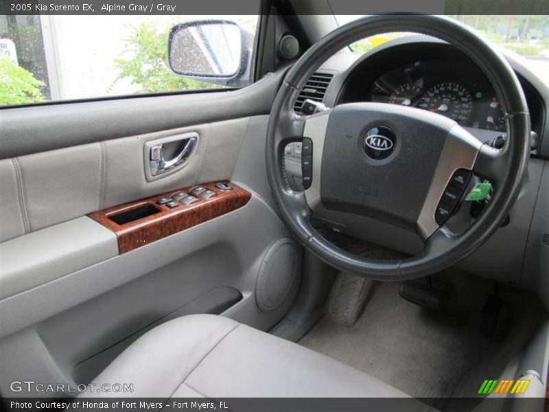 Alpine Gray / Gray 2005 Kia Sorento EX
