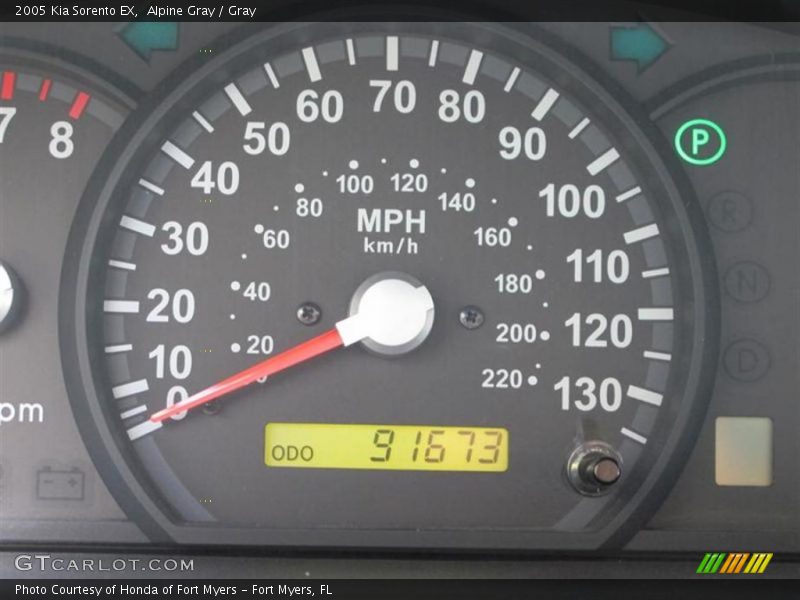 Alpine Gray / Gray 2005 Kia Sorento EX