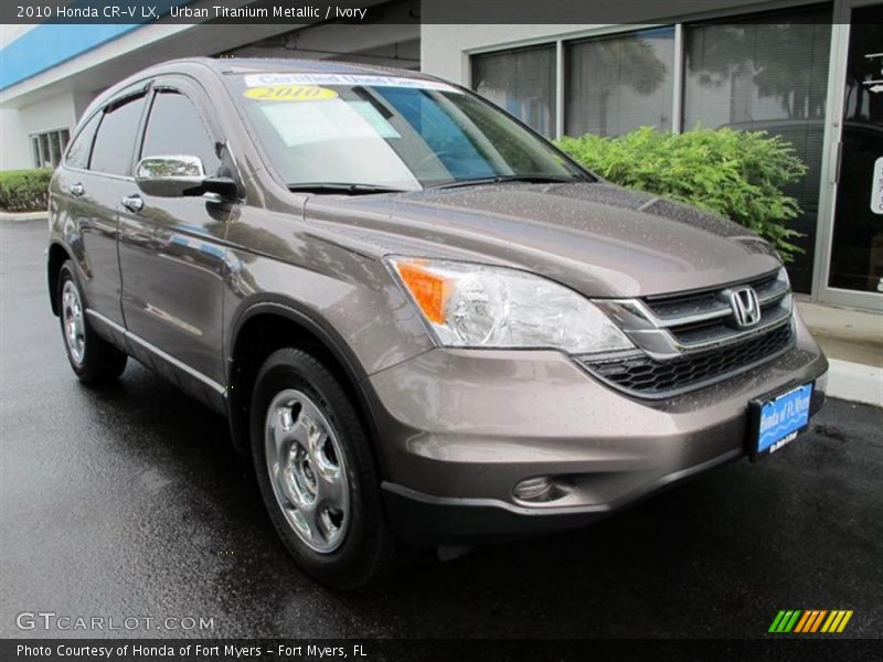 Urban Titanium Metallic / Ivory 2010 Honda CR-V LX