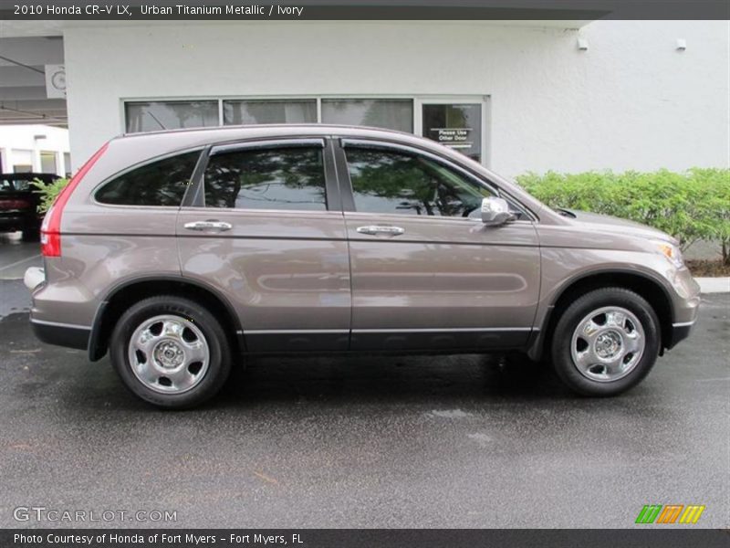 Urban Titanium Metallic / Ivory 2010 Honda CR-V LX