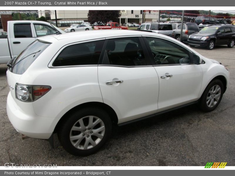 Crystal White Pearl Mica / Black 2007 Mazda CX-7 Touring