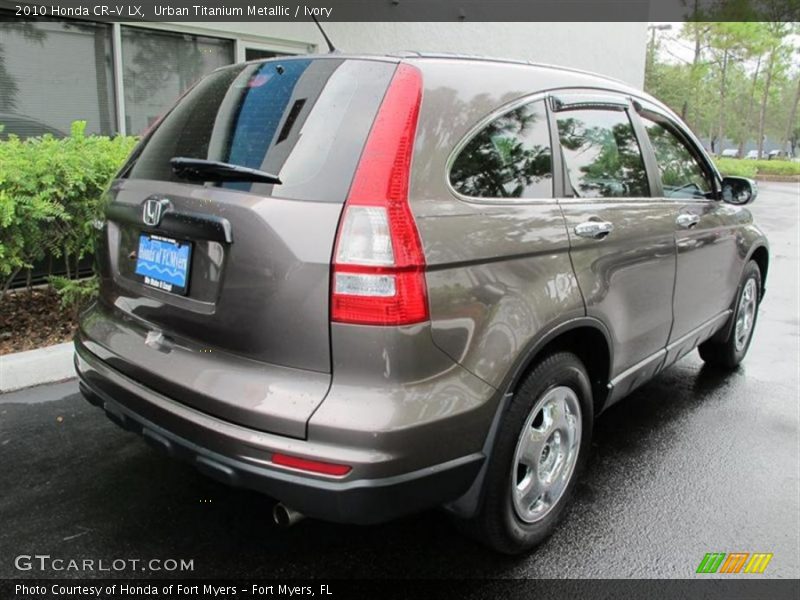 Urban Titanium Metallic / Ivory 2010 Honda CR-V LX