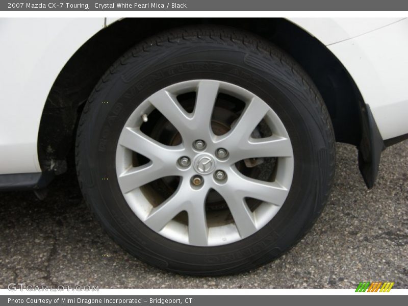 Crystal White Pearl Mica / Black 2007 Mazda CX-7 Touring