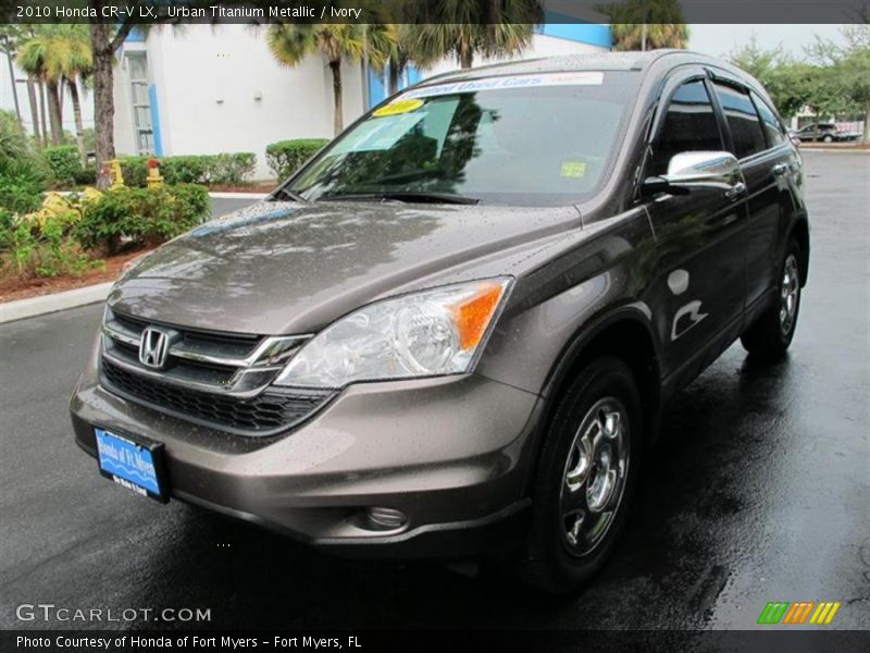 Urban Titanium Metallic / Ivory 2010 Honda CR-V LX