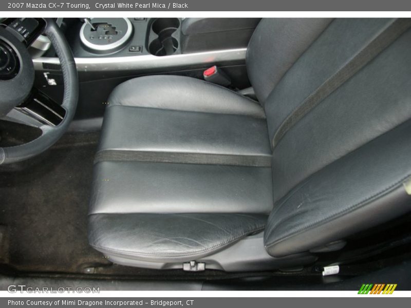 Crystal White Pearl Mica / Black 2007 Mazda CX-7 Touring