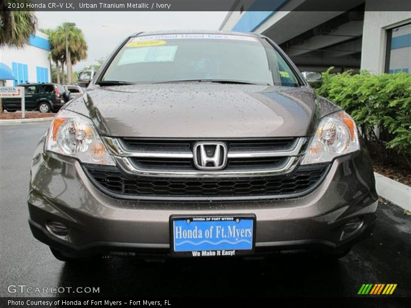 Urban Titanium Metallic / Ivory 2010 Honda CR-V LX