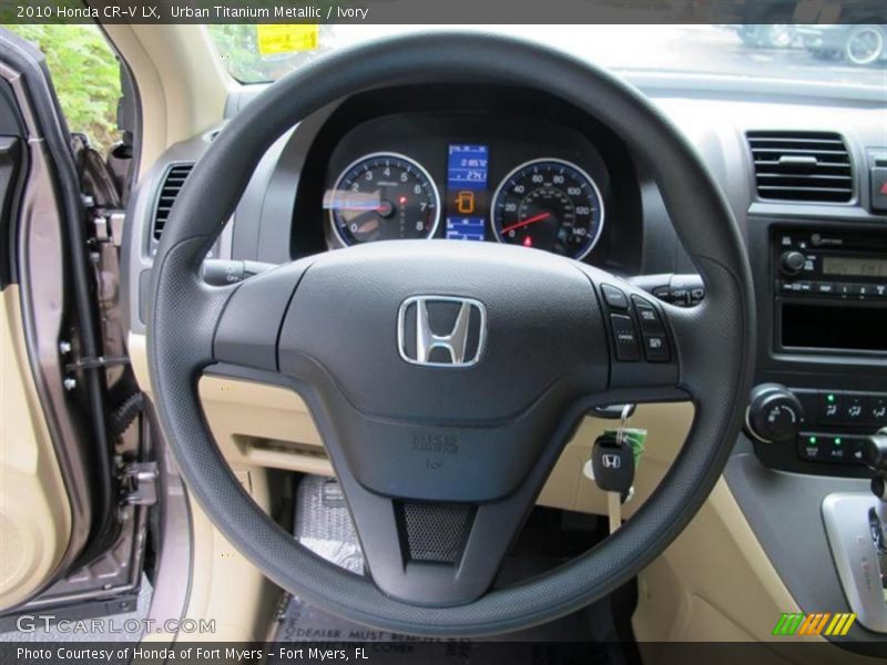Urban Titanium Metallic / Ivory 2010 Honda CR-V LX