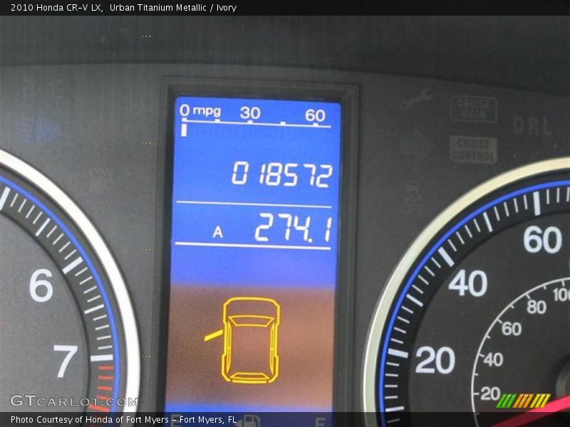 Urban Titanium Metallic / Ivory 2010 Honda CR-V LX