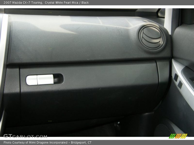 Crystal White Pearl Mica / Black 2007 Mazda CX-7 Touring