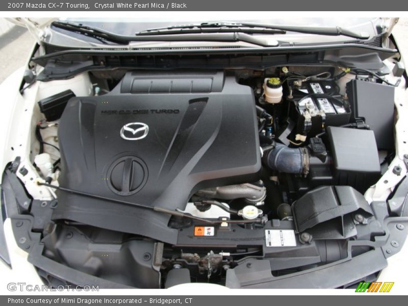 Crystal White Pearl Mica / Black 2007 Mazda CX-7 Touring