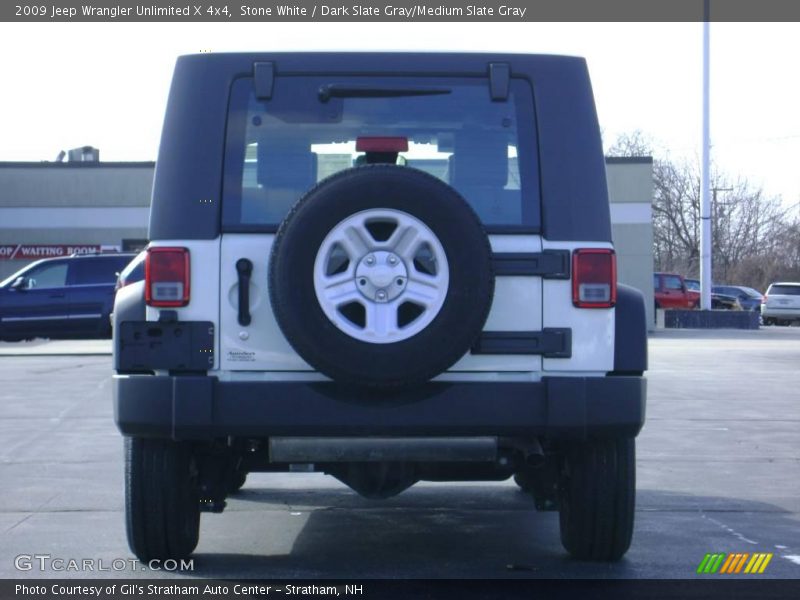 Stone White / Dark Slate Gray/Medium Slate Gray 2009 Jeep Wrangler Unlimited X 4x4