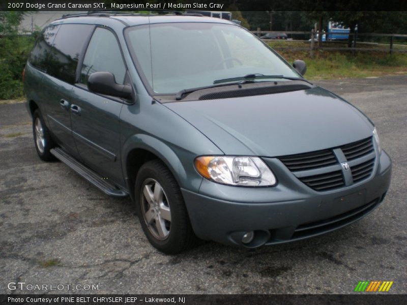 Magnesium Pearl / Medium Slate Gray 2007 Dodge Grand Caravan SXT