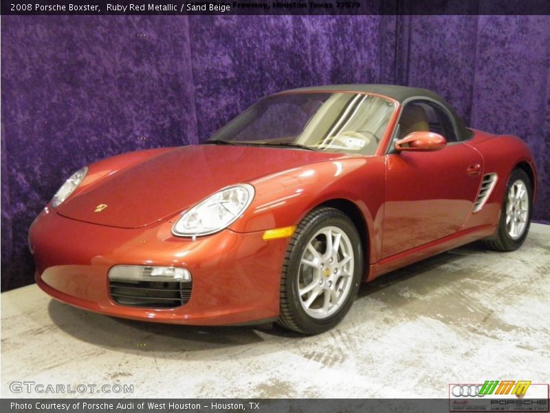 Ruby Red Metallic / Sand Beige 2008 Porsche Boxster