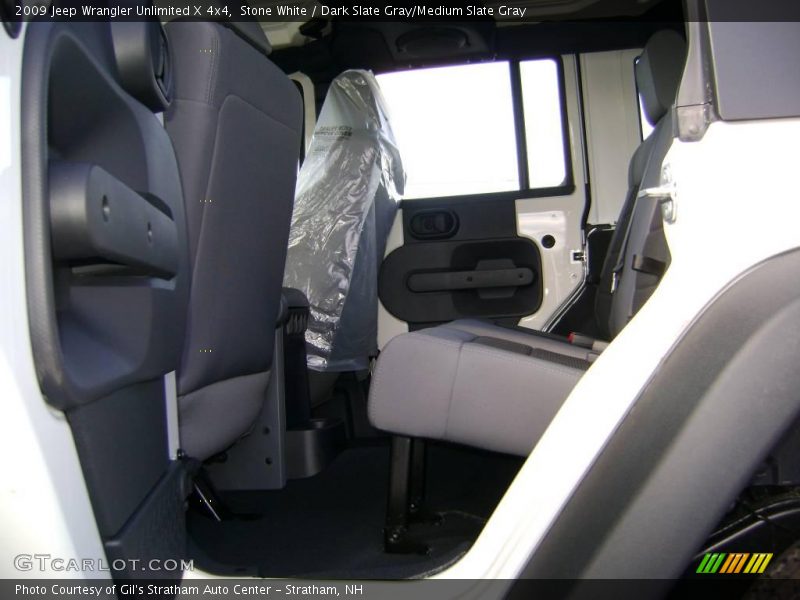 Stone White / Dark Slate Gray/Medium Slate Gray 2009 Jeep Wrangler Unlimited X 4x4