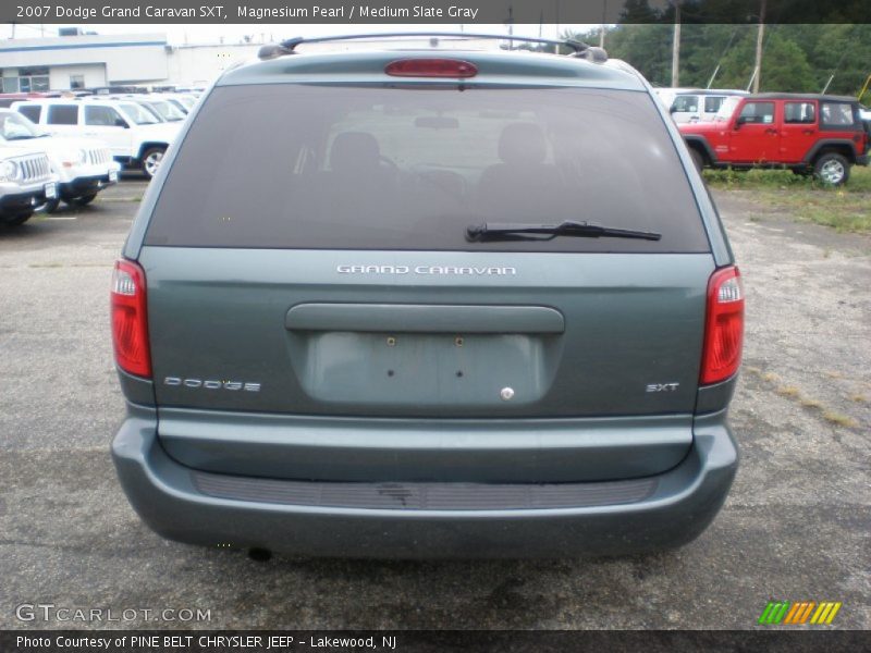 Magnesium Pearl / Medium Slate Gray 2007 Dodge Grand Caravan SXT