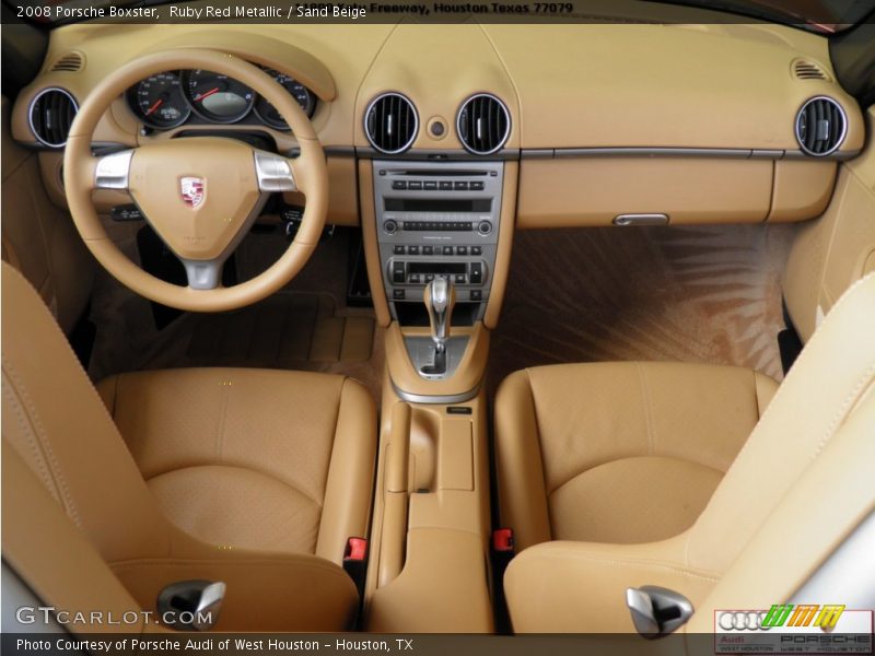 Ruby Red Metallic / Sand Beige 2008 Porsche Boxster