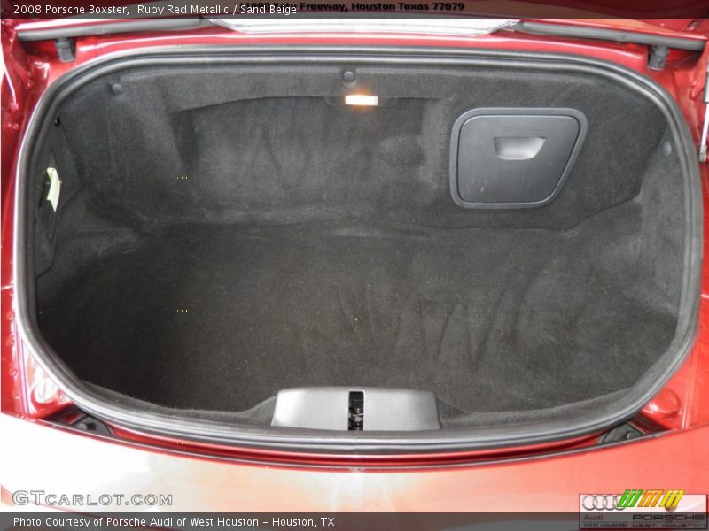 Ruby Red Metallic / Sand Beige 2008 Porsche Boxster