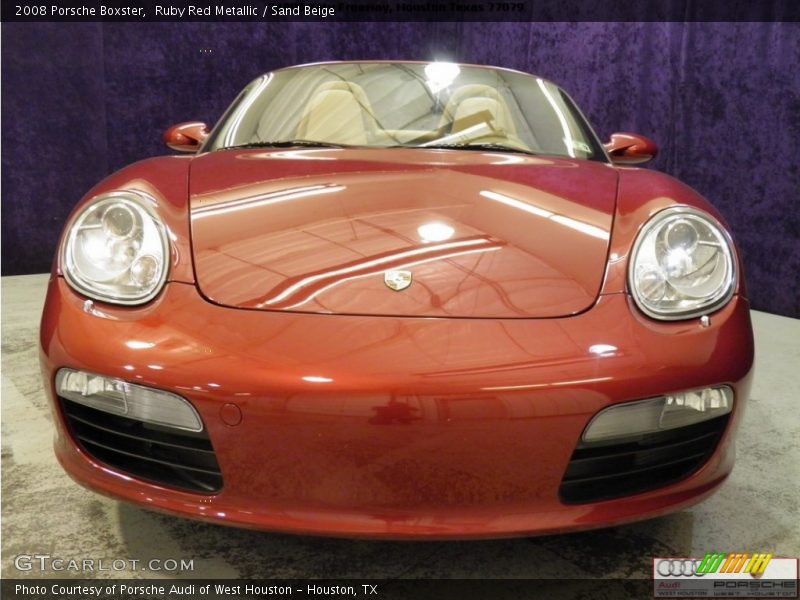 Ruby Red Metallic / Sand Beige 2008 Porsche Boxster