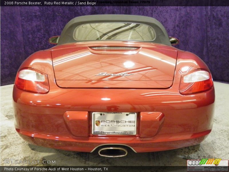 Ruby Red Metallic / Sand Beige 2008 Porsche Boxster