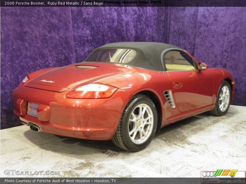 Ruby Red Metallic / Sand Beige 2008 Porsche Boxster