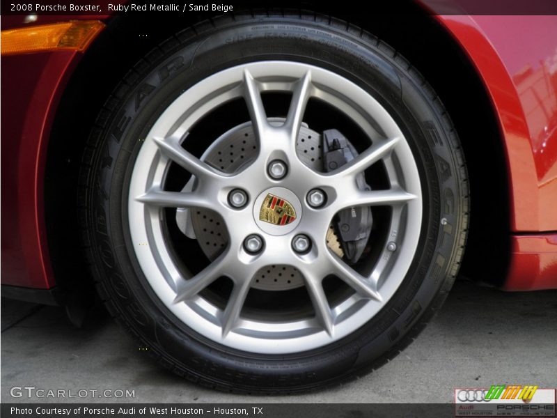Ruby Red Metallic / Sand Beige 2008 Porsche Boxster