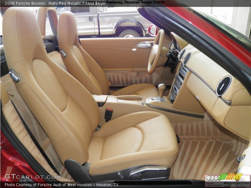 Ruby Red Metallic / Sand Beige 2008 Porsche Boxster