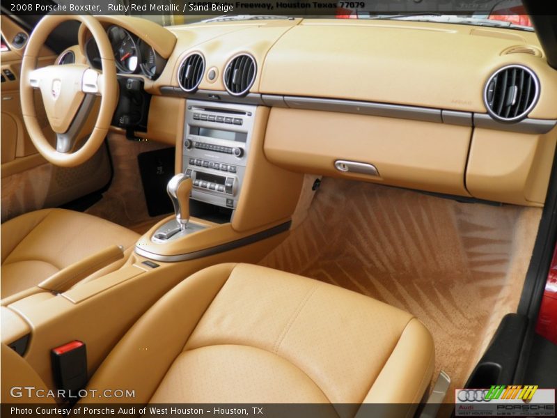 Ruby Red Metallic / Sand Beige 2008 Porsche Boxster