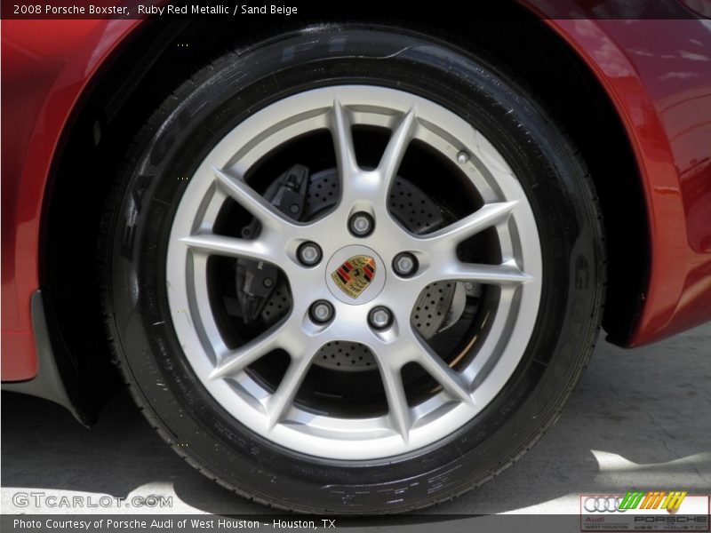 Ruby Red Metallic / Sand Beige 2008 Porsche Boxster