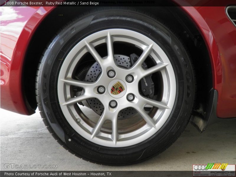 Ruby Red Metallic / Sand Beige 2008 Porsche Boxster