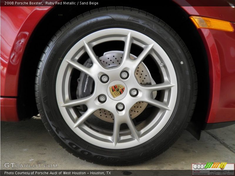 Ruby Red Metallic / Sand Beige 2008 Porsche Boxster
