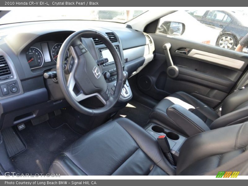 Crystal Black Pearl / Black 2010 Honda CR-V EX-L