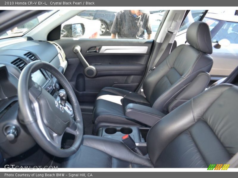 Crystal Black Pearl / Black 2010 Honda CR-V EX-L