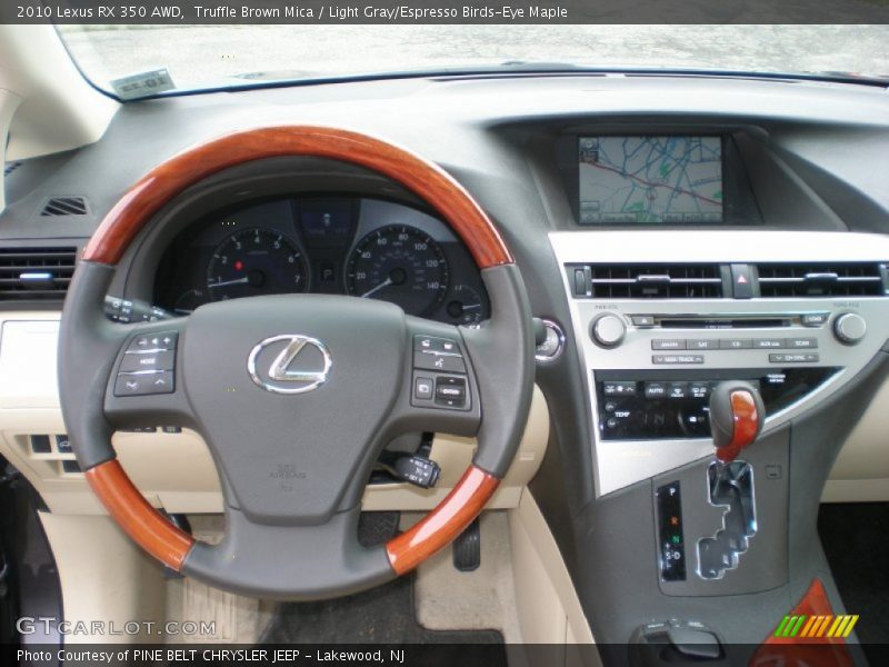 Truffle Brown Mica / Light Gray/Espresso Birds-Eye Maple 2010 Lexus RX 350 AWD