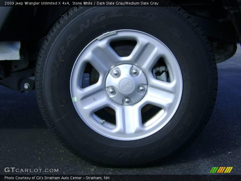 Stone White / Dark Slate Gray/Medium Slate Gray 2009 Jeep Wrangler Unlimited X 4x4
