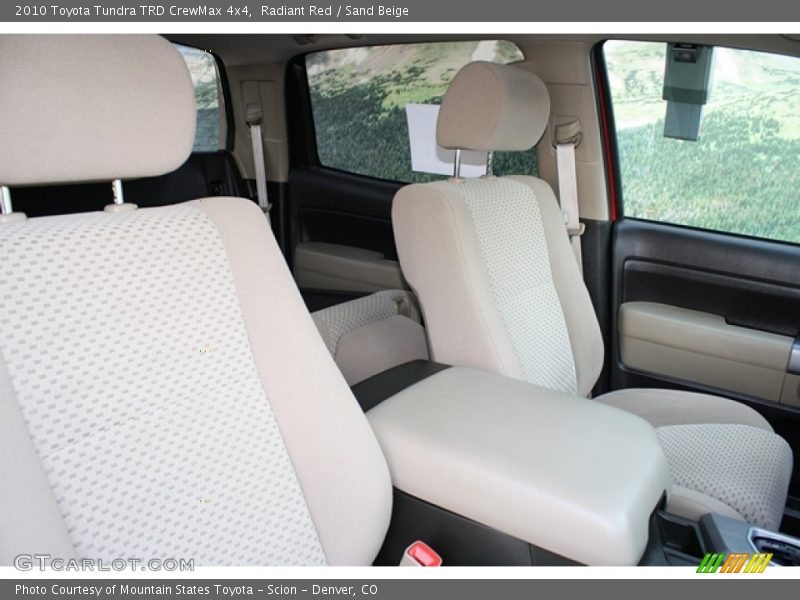 Radiant Red / Sand Beige 2010 Toyota Tundra TRD CrewMax 4x4