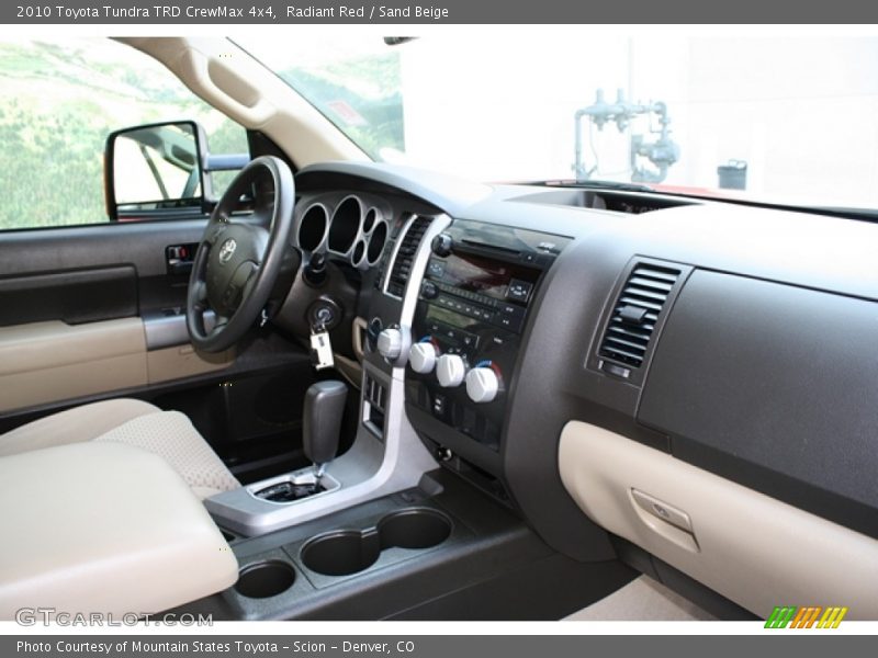 Radiant Red / Sand Beige 2010 Toyota Tundra TRD CrewMax 4x4