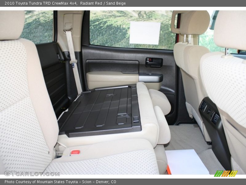 Radiant Red / Sand Beige 2010 Toyota Tundra TRD CrewMax 4x4