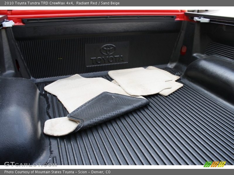Radiant Red / Sand Beige 2010 Toyota Tundra TRD CrewMax 4x4