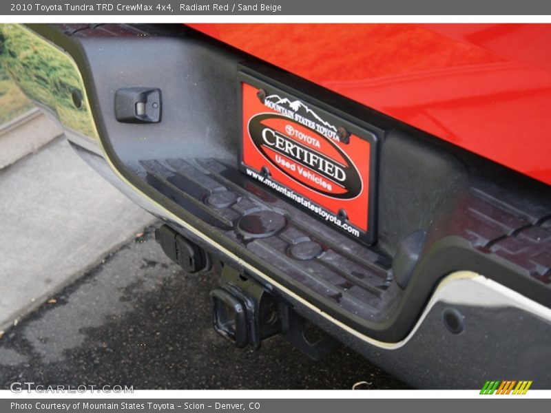 Radiant Red / Sand Beige 2010 Toyota Tundra TRD CrewMax 4x4