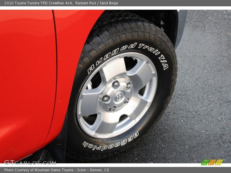 Radiant Red / Sand Beige 2010 Toyota Tundra TRD CrewMax 4x4