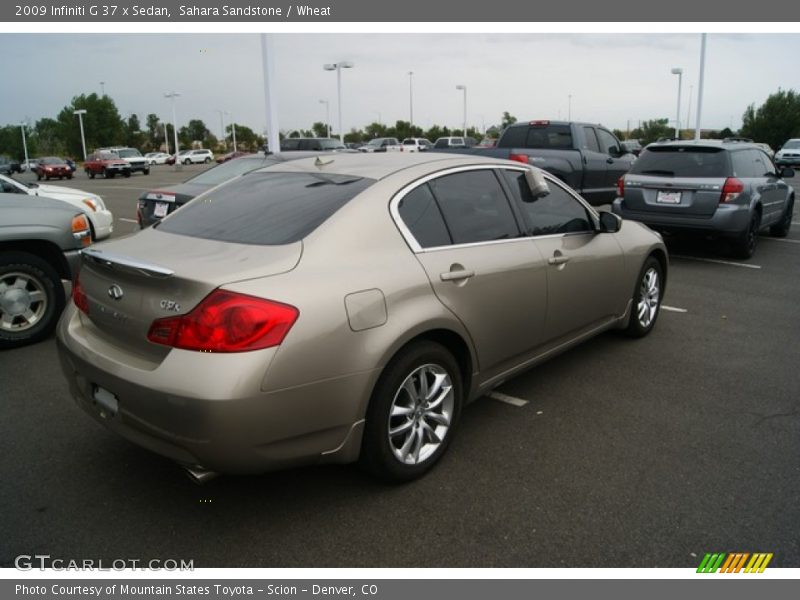 Sahara Sandstone / Wheat 2009 Infiniti G 37 x Sedan