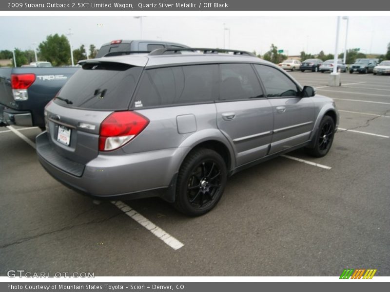 Quartz Silver Metallic / Off Black 2009 Subaru Outback 2.5XT Limited Wagon