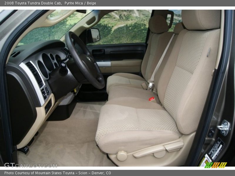 Pyrite Mica / Beige 2008 Toyota Tundra Double Cab
