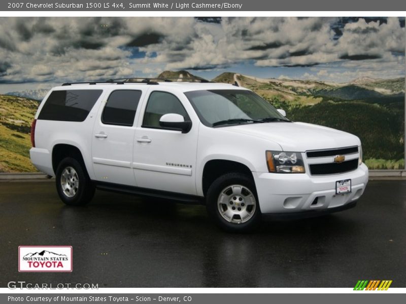 Summit White / Light Cashmere/Ebony 2007 Chevrolet Suburban 1500 LS 4x4