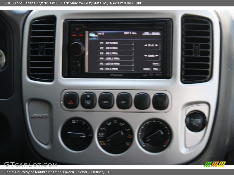 Dark Shadow Grey Metallic / Medium/Dark Flint 2006 Ford Escape Hybrid 4WD