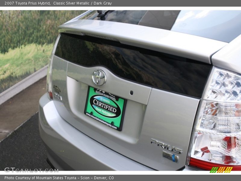 Classic Silver Metallic / Dark Gray 2007 Toyota Prius Hybrid